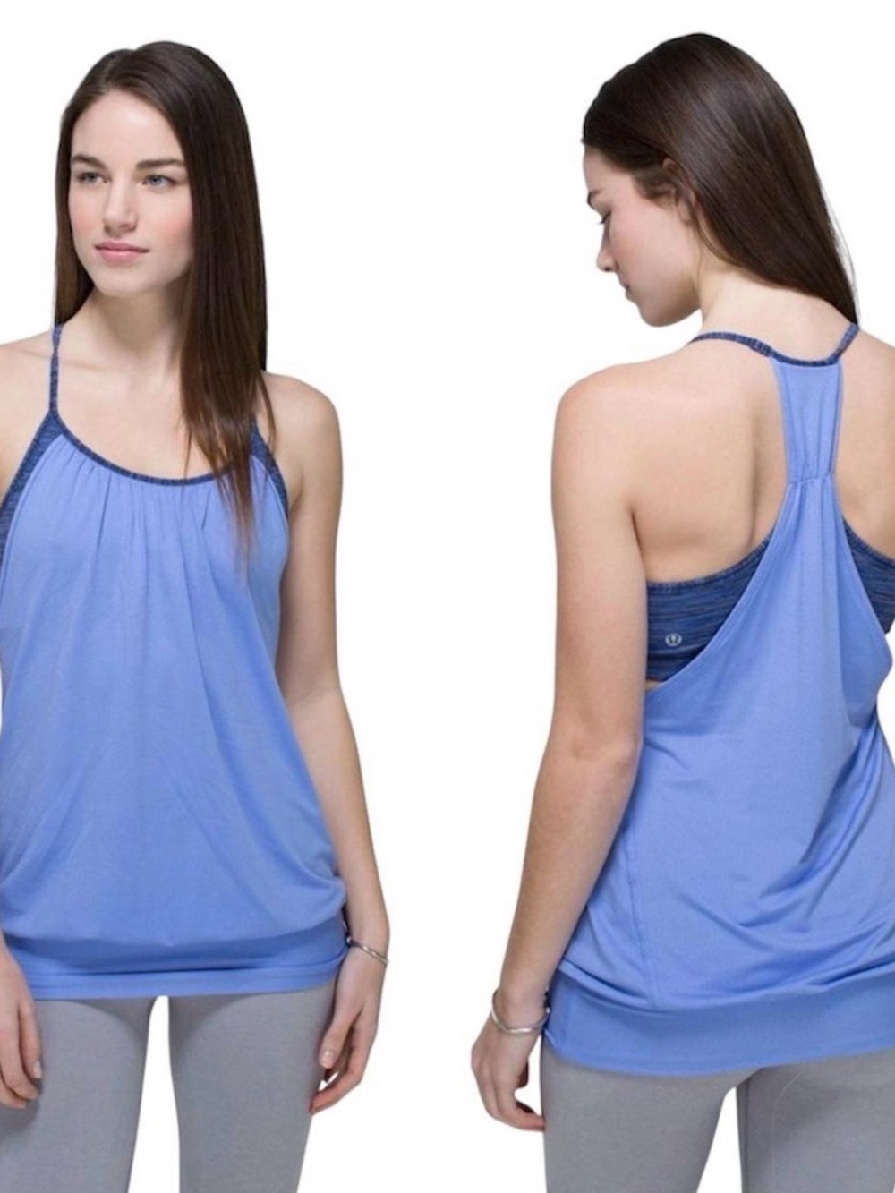 lululemon athletica Blue Racerback Tank